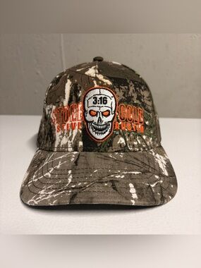 WWE Stone Cold Steve Austin 3:16 Skull Tree Camo Snapback Hat